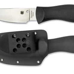 Spyderco Moran Fixed Blade Knife, VG-10 Trailing Point Satin Blade -Zero Tolerance Shop SPYFB01P 3 08190.1533221822