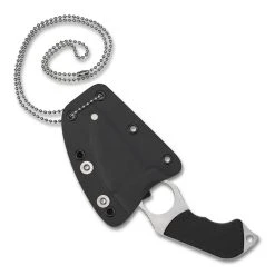 Spyderco Small Swick Fixed Blade Neck Knife, LC200N Wharncliffe Blade -Zero Tolerance Shop SPYFB14P6 FrontSheath 30161.1677251169