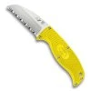 Spyderco Yellow Enuff Fixed Blade Knife, H-1 Satin SpyderEdge Blade -Zero Tolerance Shop SPYFB31SYL 2 03339.1533222082