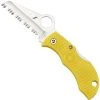 Spyderco MYLS Yellow Lightweight Manbug Salt Folder Knife, H-1 Satin SpyderEdge Blade -Zero Tolerance Shop SPYMYLS 2 21678.1550174189