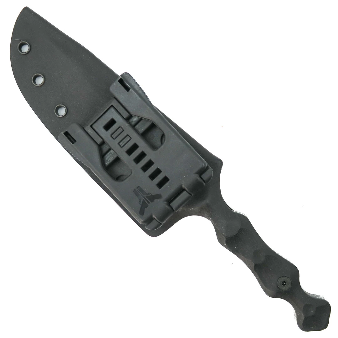 Stroup Knives Black G10 Dagger Fixed Blade Knife, Kydex Sheath 4 Stroup Knives Black G10 Dagger Fixed Blade Knife, Kydex Sheath - Image 2
