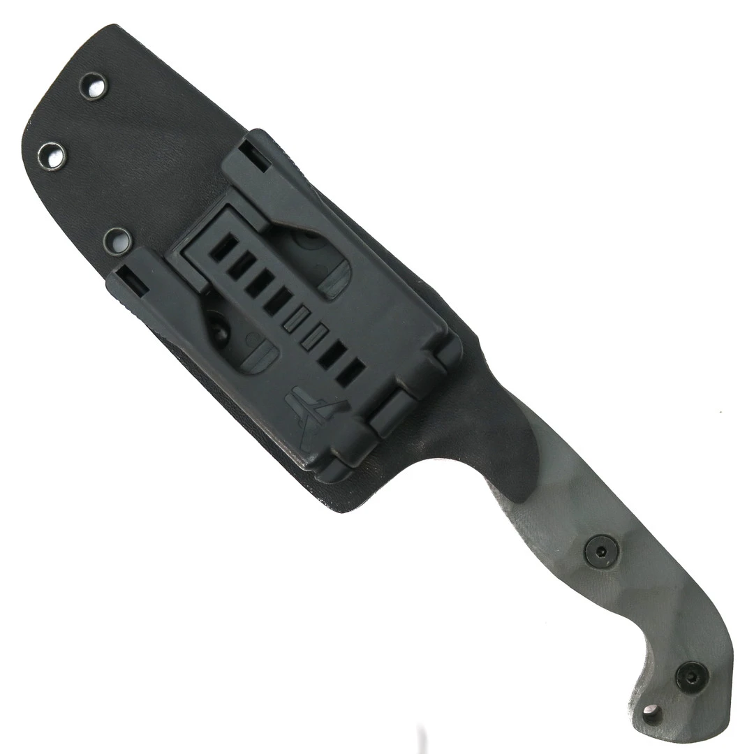 Stroup Knives TU3 Milled Gray G10 Fixed Blade Knife 4 Stroup Knives TU3 Milled Gray G10 Fixed Blade Knife - Image 2