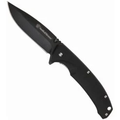 Smith & Wesson Velocite Flipper Assist Knife, Black Blade