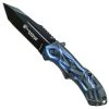 Smith & Wesson Black Ops Spring Assist Knife, Blue Handle, Tanto Black Plain Blade, BLOP3TBL -Zero Tolerance Shop SWBLOP3TBL 2 89618.1533221914
