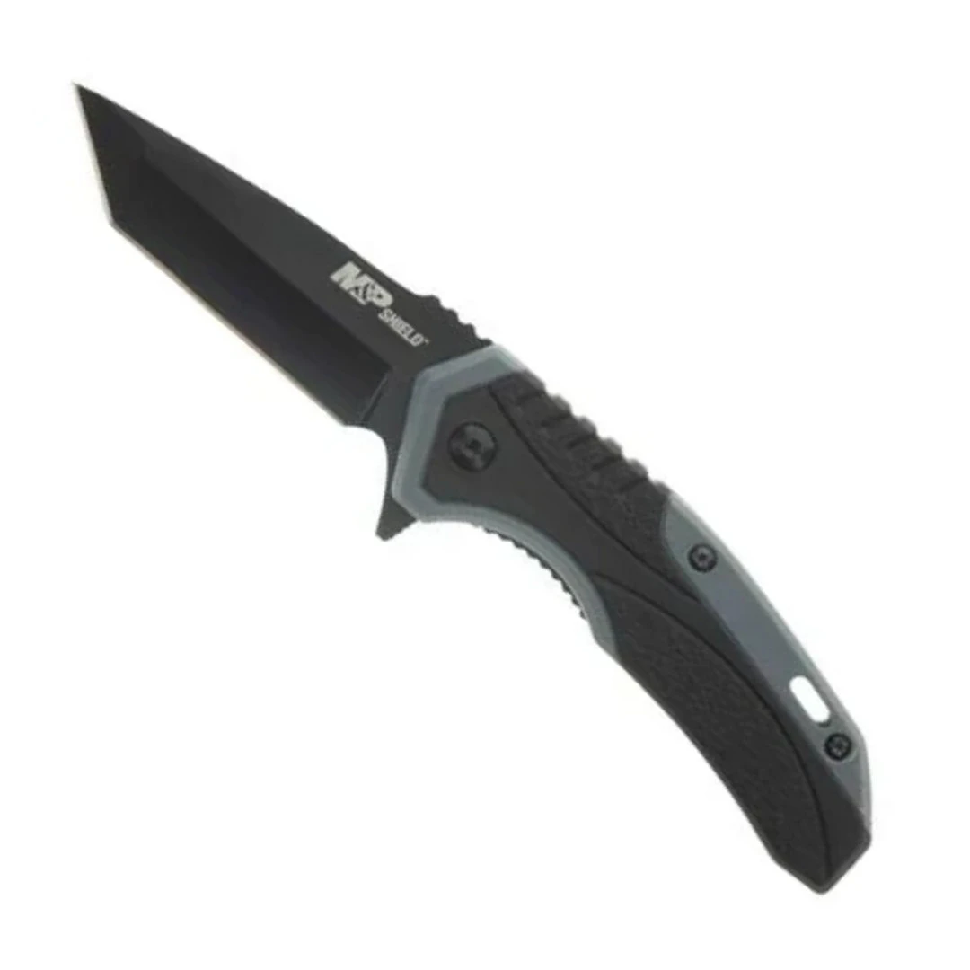 Smith & Wesson M&P Shield Folder Knife, Black Tanto Blade 3 Smith & Wesson M&P Shield Folder Knife, Black Tanto Blade