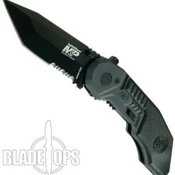Smith & Wesson Military & Police MAGIC Assisted Knife, Black Combo Blade, SWMP3BS -Zero Tolerance Shop SWMP3BS 4 66535.1533222157