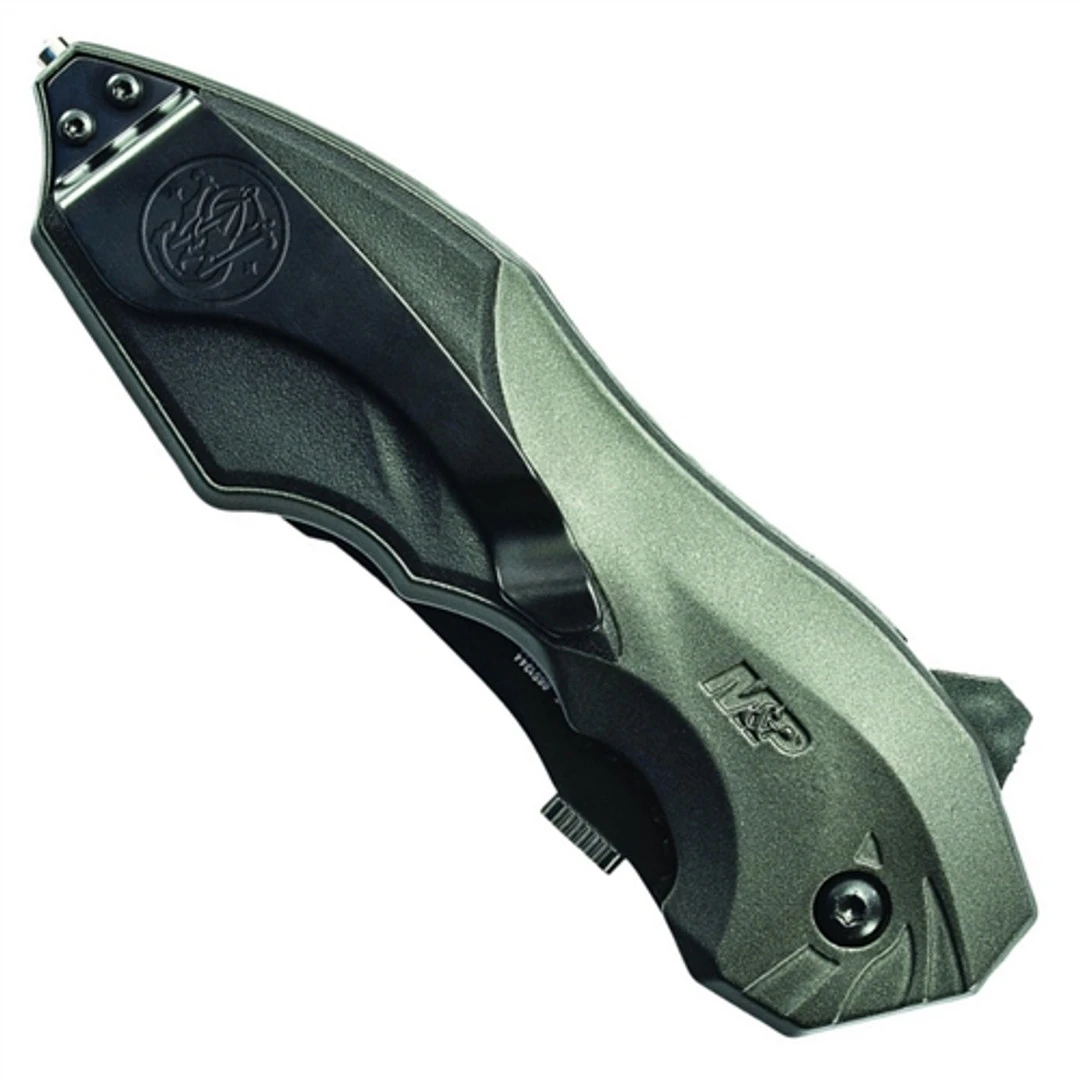 Smith & Wesson Grey MAGIC Spring Assist Clip Point, Black, P/S, SWMP5LS 4 Smith & Wesson Grey MAGIC Spring Assist Clip Point, Black, P/S, SWMP5LS - Image 2