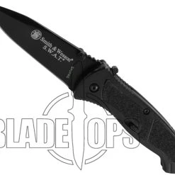 Smith & Wesson Medium SWATMB Spring Assist Knife, Black Handle, Black Plain Blade -Zero Tolerance Shop SWSWATMB 4 77967.1533221968