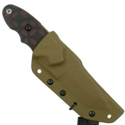 TOPS Knives TOPS Red/Black C.A.T. 200S-05 Fixed Blade Knife, Coyote Tan Blade -Zero Tolerance Shop TP200S 05 1 of 2 80281.1554752897