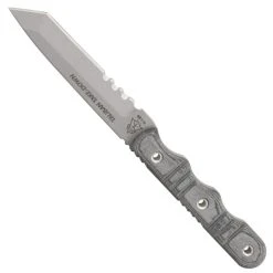 TOPS Knives TOPS Taliban Take-Down Fixed Blade Knife, Tactical Grey Combo Blade
