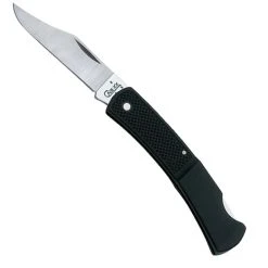 Case Caliber Lockback Knife, Black Zytel Handle