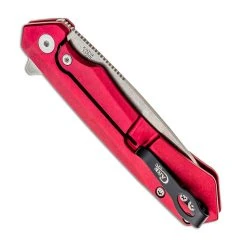 Case Red Kinzua Flipper Knife, S35VN Satin Tanto Blade -Zero Tolerance Shop WRC64664back 69123.1645734202