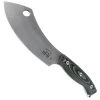 White River Knives Black And OD Green Linen Micarta Camp Cleaver Fixed Blade Knife, S35VN Stonewash Blade