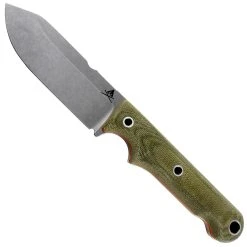 White River Knives Firecraft FC4 Fixed Blade Knife, S35VN Stonewash Blade