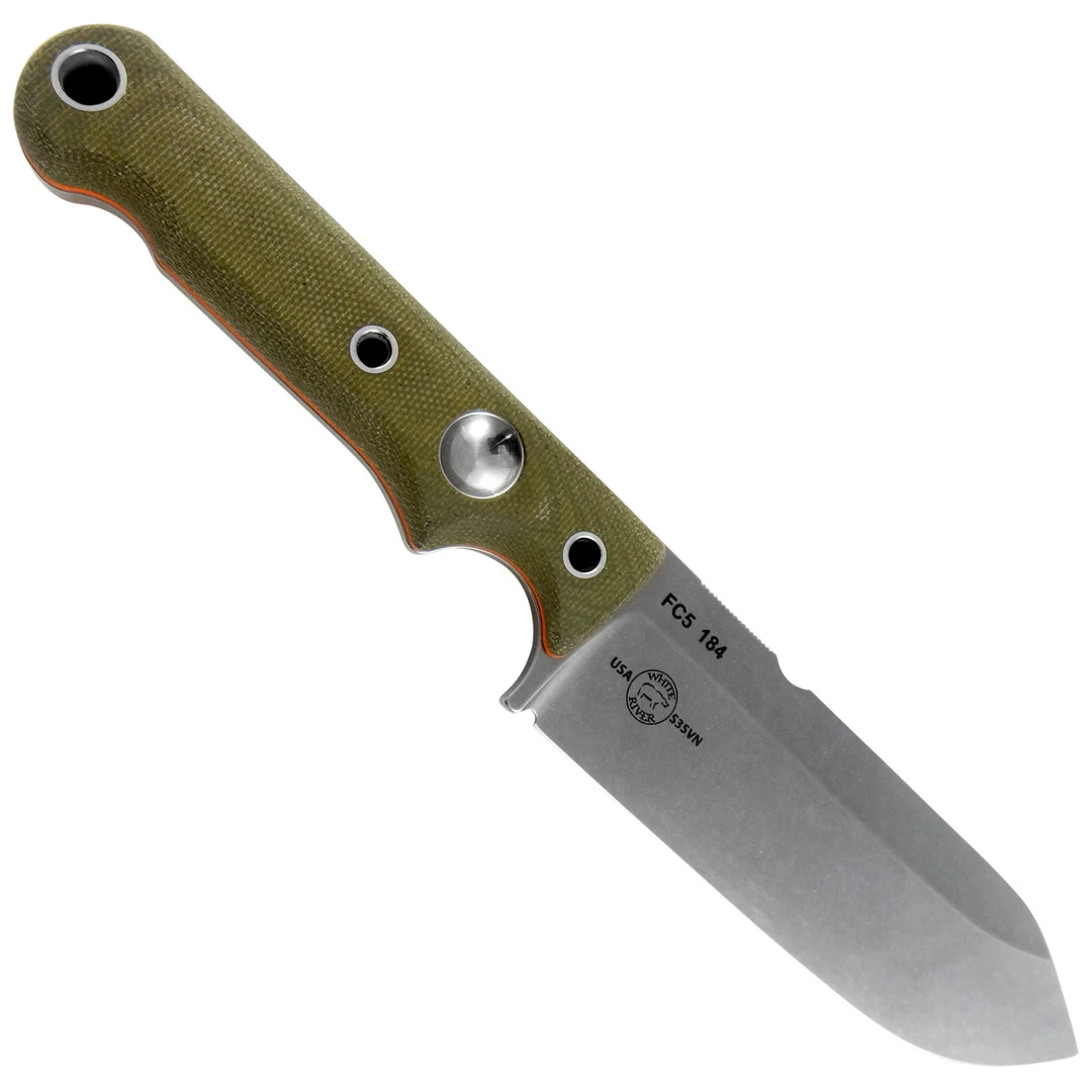 White River Knives Firecraft FC5 Fixed Blade Knife, S35VN Stonewash Blade 4 White River Knives Firecraft FC5 Fixed Blade Knife, S35VN Stonewash Blade - Image 2