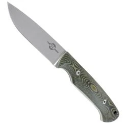 White River Knives White River Black/OD Green Linen Micarta Hunter Knife, S35VN Blade