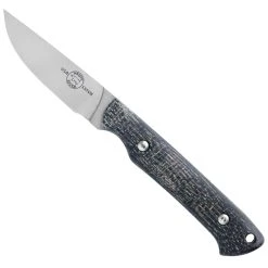 White River Knives White River Black Burlap Micarta Small Game Knife, S35VN Blade