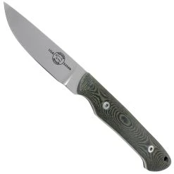 White River Knives White River Black And OD Green Linen Micarta Small Game Knife, S35VN Blade