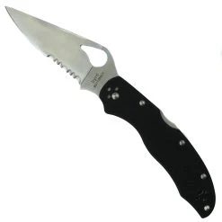 Byrd Harrier 2 G-10 Folder Knife, Satin Combo Blade
