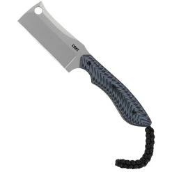 CRKT S.P.E.C. Fixed Blade Knife, Bead Blast Cleaver Blade