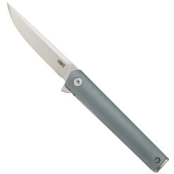 CRKT Blue CEO Compact Flipper Knife, Satin Blade