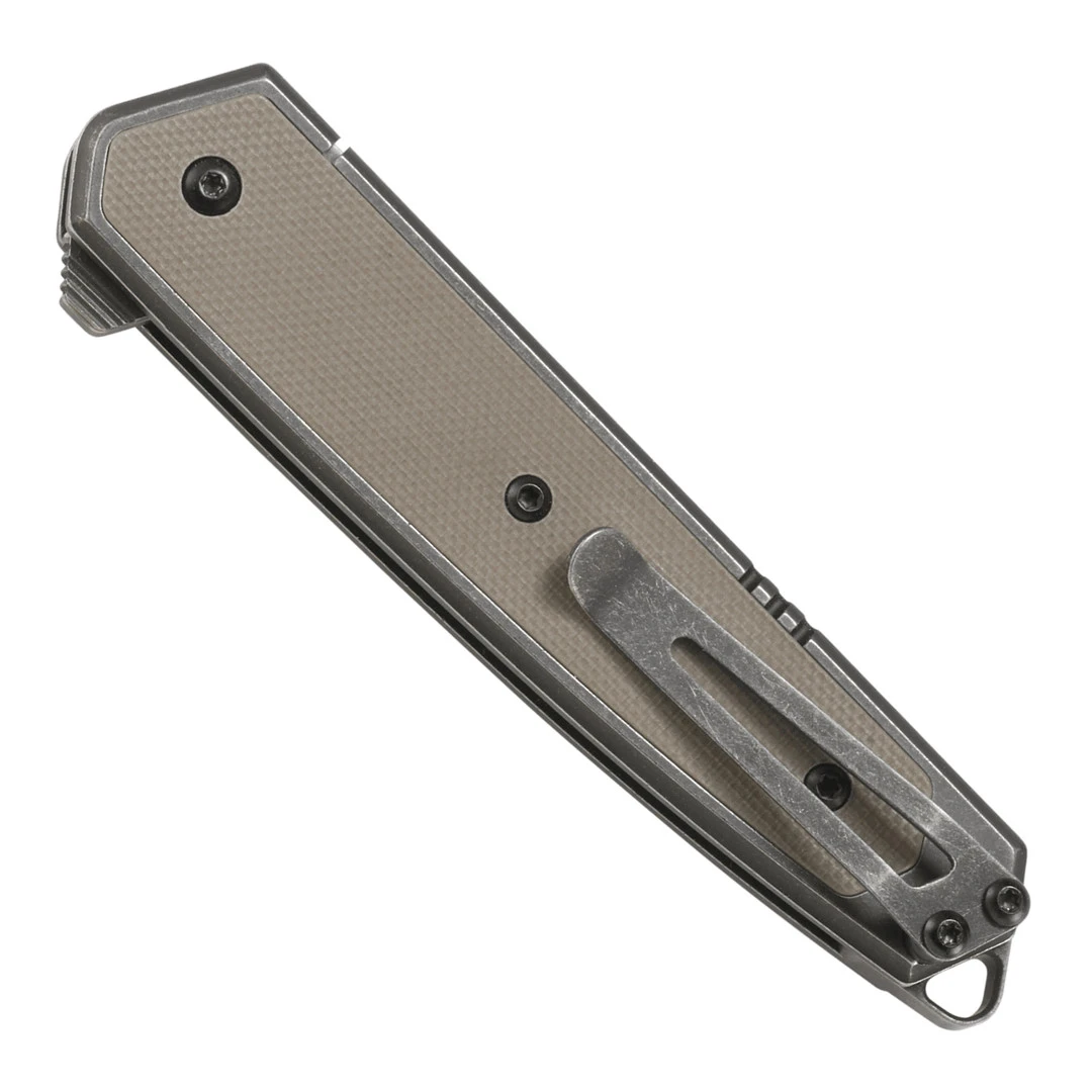 CRKT 7091 Cinco Flipper Knife, Stonewash Blade 4 CRKT 7091 Cinco Flipper Knife, Stonewash Blade - Image 2