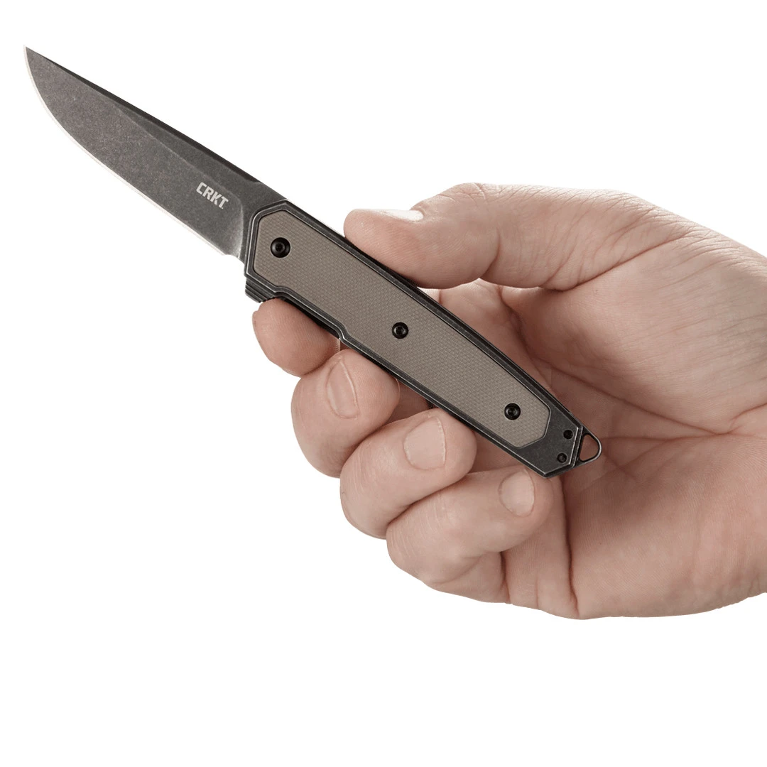 CRKT 7091 Cinco Flipper Knife, Stonewash Blade 5 CRKT 7091 Cinco Flipper Knife, Stonewash Blade - Image 3