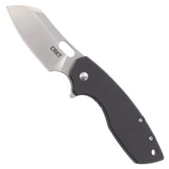 CRKT Pilar Large G-10 Flipper Knife, Satin Blade