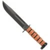 Ka-Bar 1317 Dog's Head Utility Knife, Leather Sheath, 1095 Carbon Black Blade -Zero Tolerance Shop kA1317 74252.1593106014