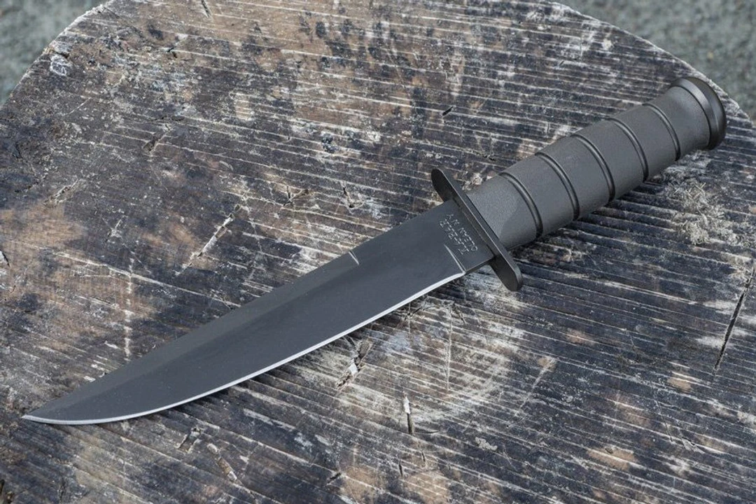 Ka-Bar Modified Tanto Fixed Blade Knife, 8" Black Blade 5 Ka-Bar Modified Tanto Fixed Blade Knife, 8" Black Blade - Image 3