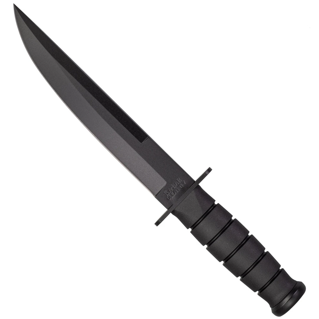 Ka-Bar Modified Tanto Fixed Blade Knife, 8" Black Blade 3 Ka-Bar Modified Tanto Fixed Blade Knife, 8" Black Blade