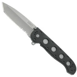 CRKT M16-14Z Large Tanto Flipper Knife, AUS-8 Bead Blast Combo Blade