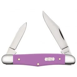 Case Lilac Synthetic Smooth Half Whittler Knife