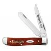 Case Religious Sayings Embellished Smooth Chestnut Bone Mini Trapper Knife -Zero Tolerance Shop normal 60868 86107.1621119165