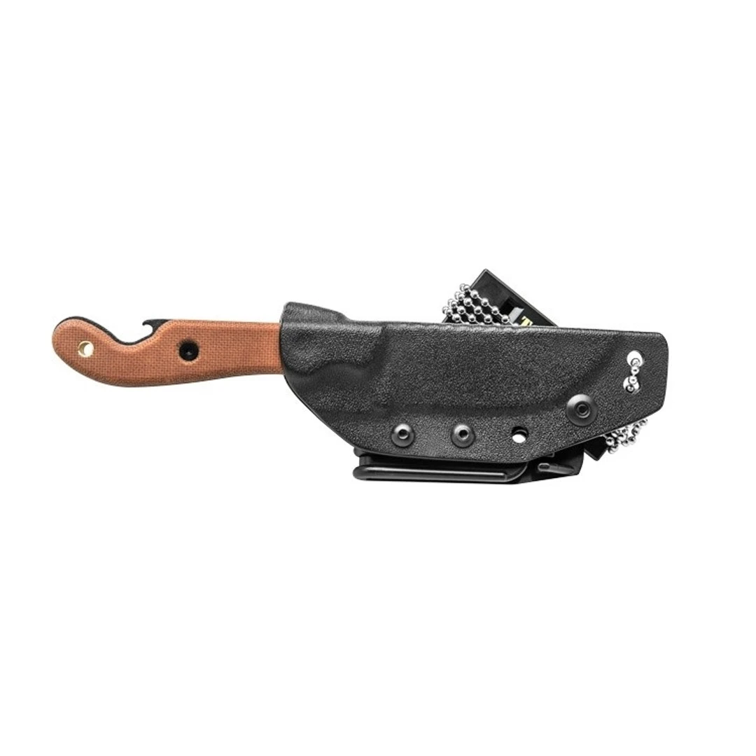 TOPS Knives TOPS Pit Stop 3 Fixed Blade Knife, Black Blade 4 TOPS Knives TOPS Pit Stop 3 Fixed Blade Knife, Black Blade - Image 2
