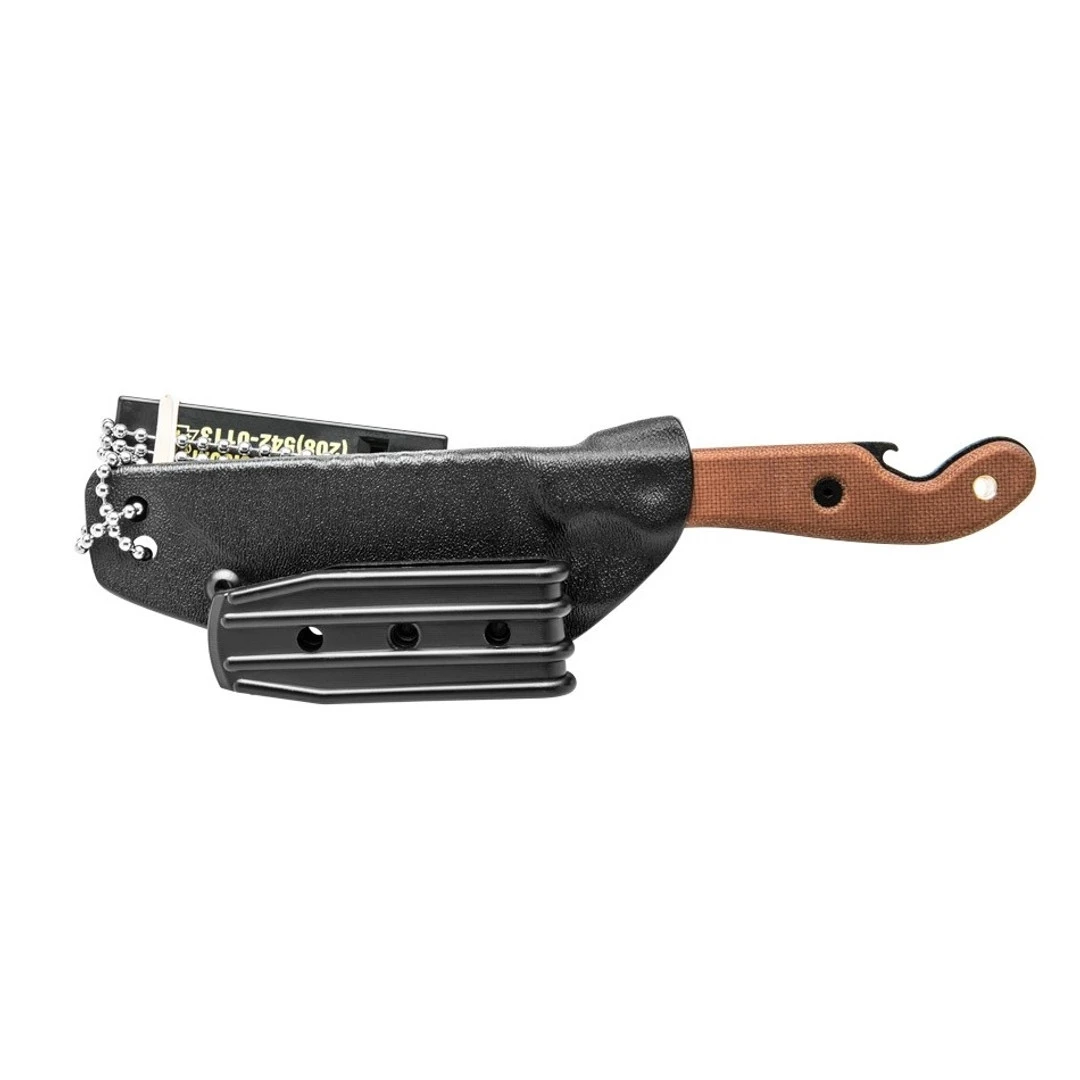 TOPS Knives TOPS Pit Stop 3 Fixed Blade Knife, Black Blade 5 TOPS Knives TOPS Pit Stop 3 Fixed Blade Knife, Black Blade - Image 3