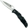 Spyderco Endura 4 Folder Knife, VG-10 Satin Combo Blade -Zero Tolerance Shop spyc10sbk 1 of 2 94540.1593453937