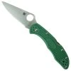 Spyderco Green Delica 4 Folder Knife, VG-10 Satin Blade -Zero Tolerance Shop spyc11fpgr 16532.1655738858