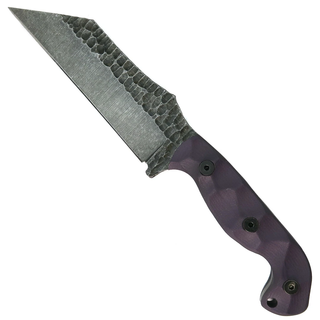 Stroup Knives TU3 Purple G10 Fixed Blade Knife 3 Stroup Knives TU3 Purple G10 Fixed Blade Knife